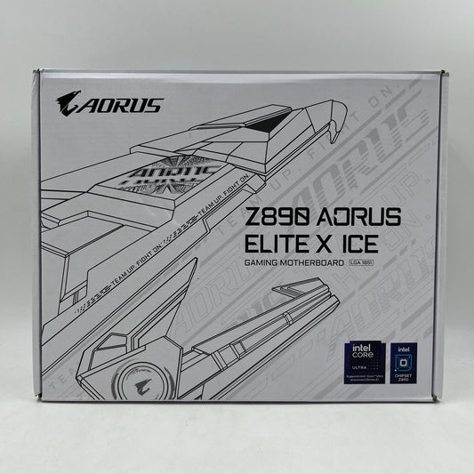 New GIGABYTE Z890 Aorus Elite X Ice LGA 1851 ATX Motherboard