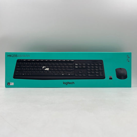 New Logitech MK235 Wireless Keyboard and Mouse Combo