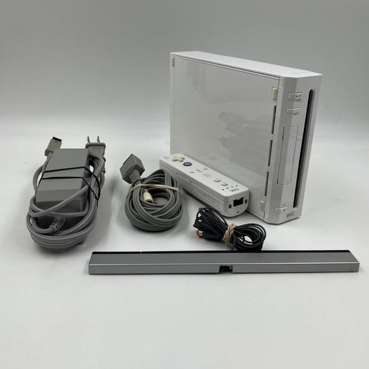 Nintendo Wii Video Game Console RVL-001 White