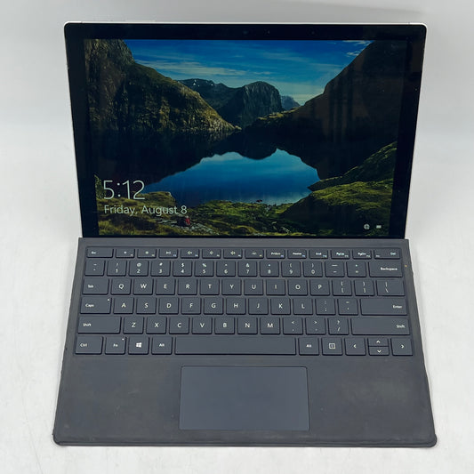 Broken Microsoft Surface Pro 5 1796 12" i5-7300U 2GHz 8GB RAM 128GB Bad Touch