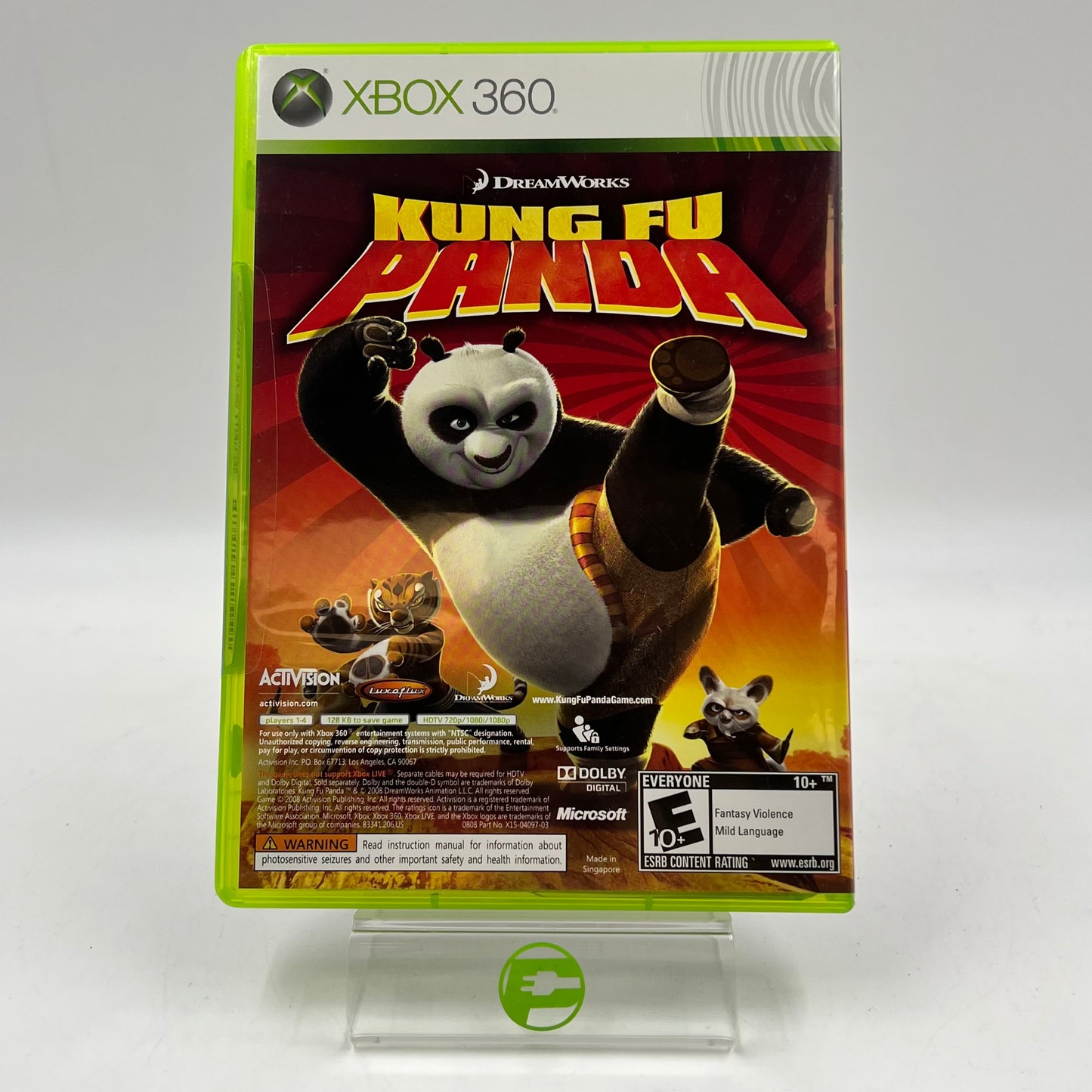 New LEGO Indiana Jones and Kung Fu Panda Combo (Microsoft Xbox 360, 2008)