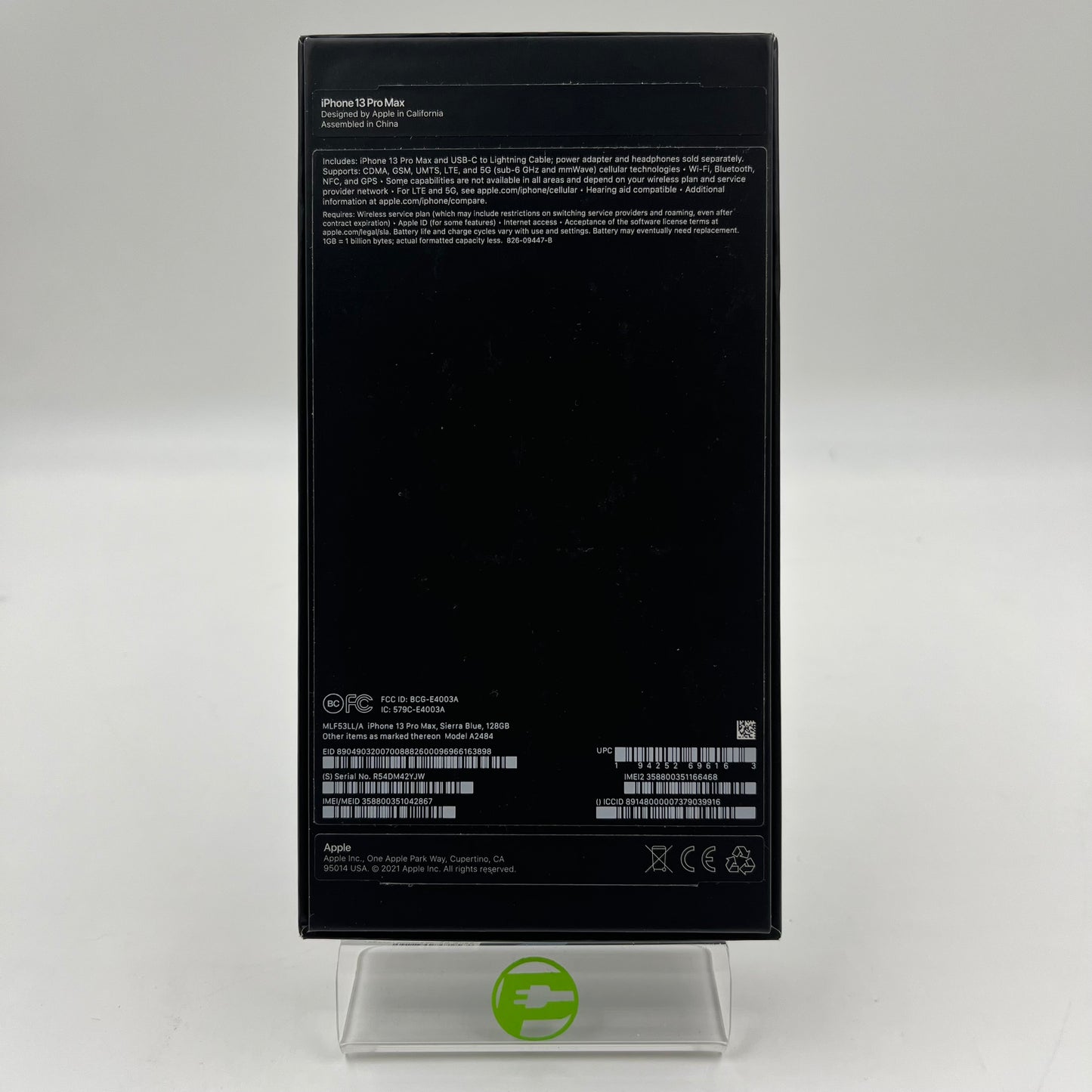 Unlocked Apple iPhone 13 Pro Max 128GB Sierra Blue MLF53LL/A