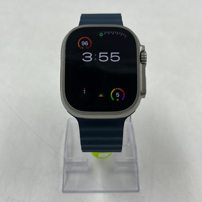 Unlocked Apple Watch Ultra 2 49MM Titanium Blue Ocean Band MREG3LL/A