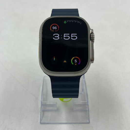 Unlocked Apple Watch Ultra 2 49MM Titanium Blue Ocean Band MREG3LL/A