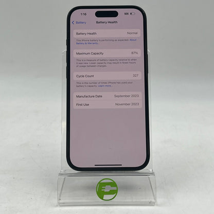 T-Mobile Apple iPhone 15 128GB Black MTLV3LL/A
