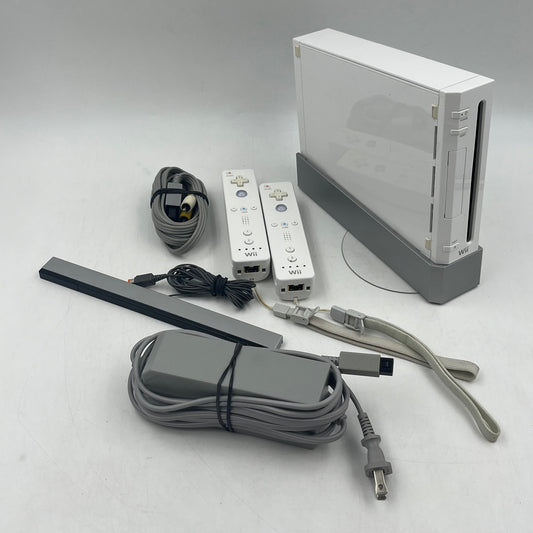 Nintendo Wii Video Game Console RVL-001 White