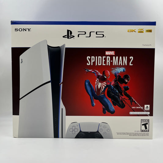 New Sony PlayStation 5 Slim Disc Edition PS5 1TB White Console System CFI-2015
