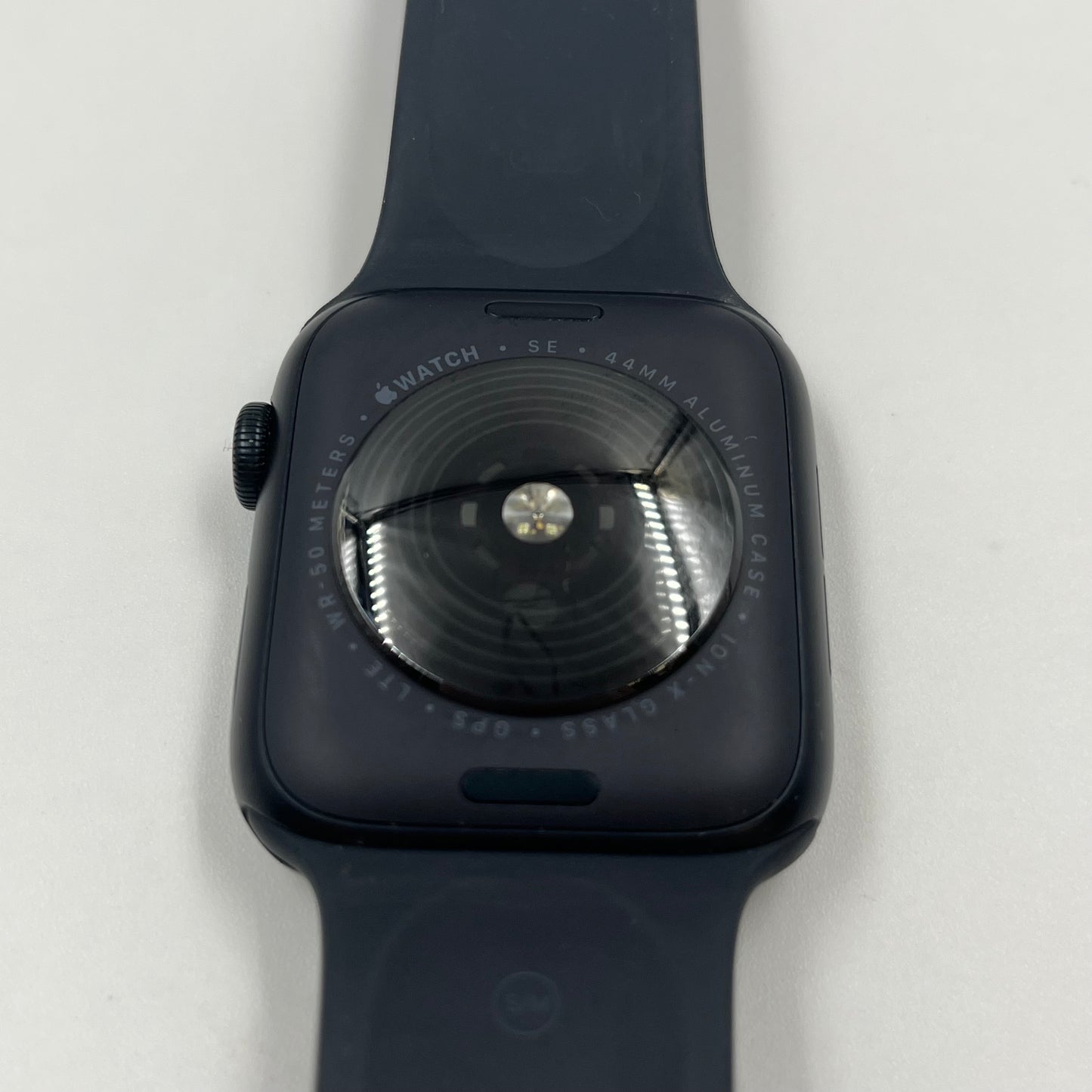 Unlocked Apple Watch SE 2nd Gen 44MM Black Aluminum Black Sport Band MNU03LL/A