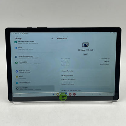 WiFi Only Samsung Galaxy Tab A8 10.5" 32GB Black SM-X200