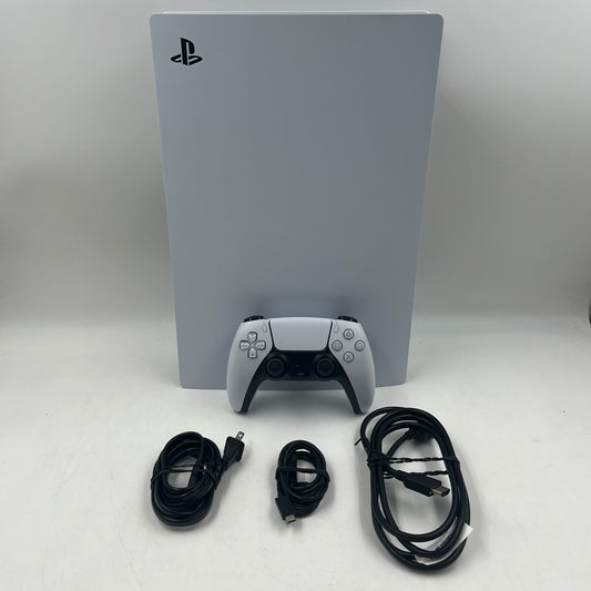 Sony PlayStation 5 Disc Edition PS5 825GB White Console Gaming System CFI-1215A