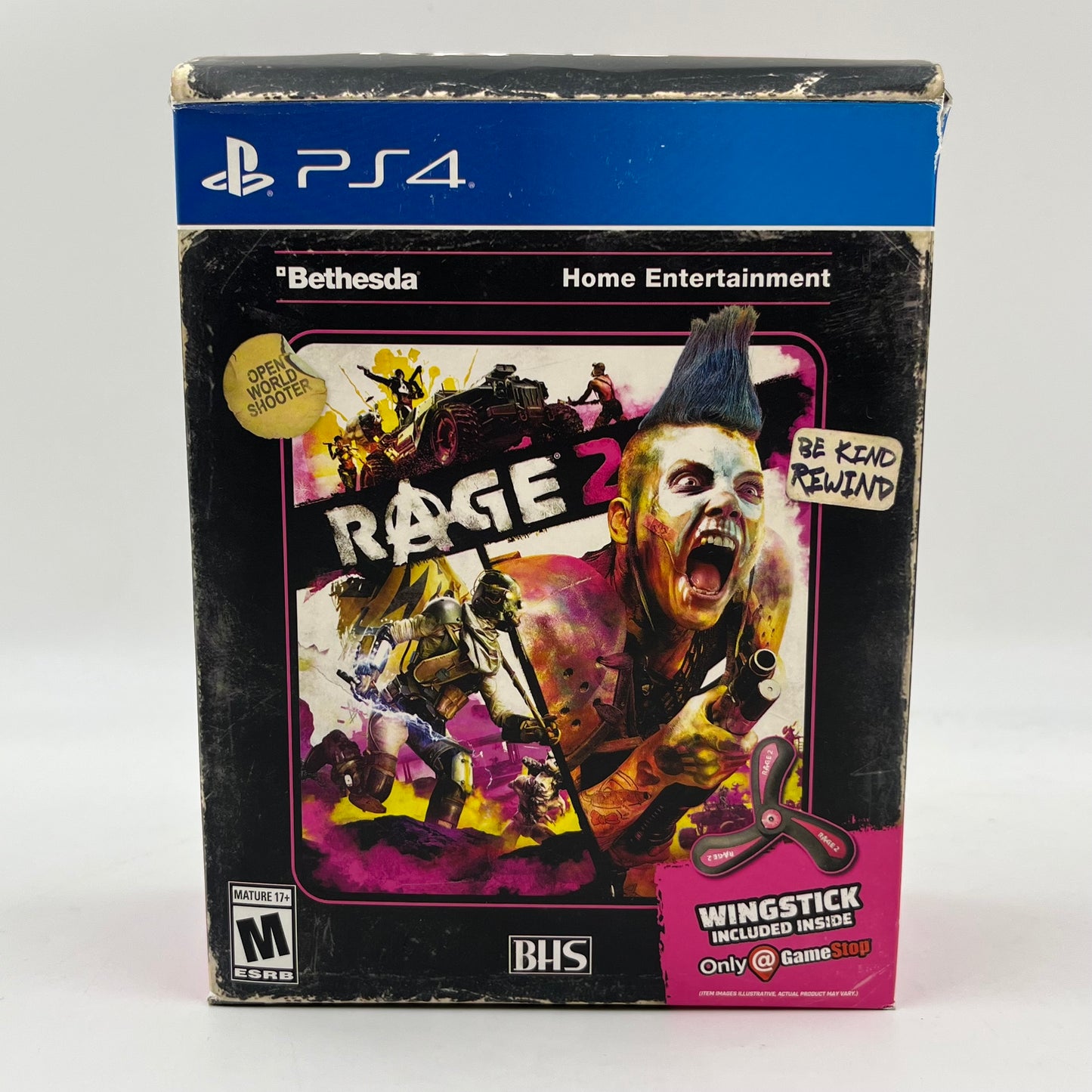 Rage 2 [Collector's Edition] (Sony PlayStation 4 PS4, 2019) with Windstick