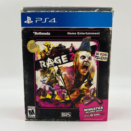 Rage 2 [Collector's Edition] (Sony PlayStation 4 PS4, 2019) with Windstick