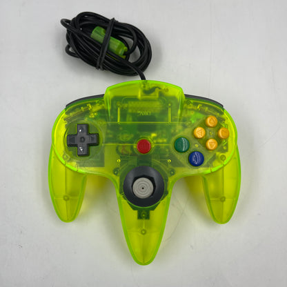 Used Lot of 4 Nintendo 64 N64 Third Party Wired Controllers
