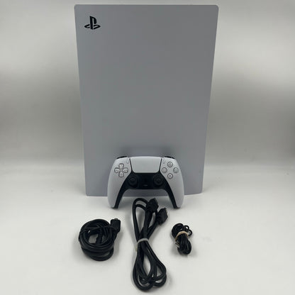 Sony PlayStation 5 Disc Edition PS5 825GB White Console Gaming System CFI-1215A