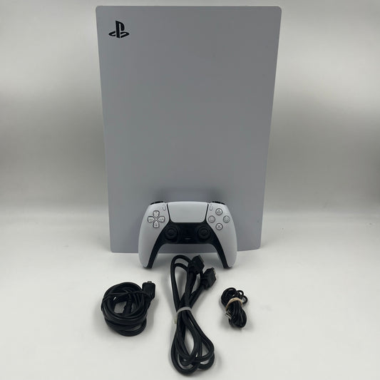 Sony PlayStation 5 Disc Edition PS5 825GB White Console Gaming System CFI-1215A