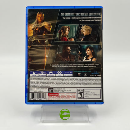 Final Fantasy VII Remake (Sony PlayStation 4 PS4, 2020)