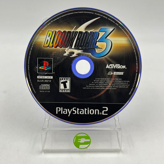 Bloody Roar 3 (Sony PlayStation 2 PS2, 2001) Disc Only