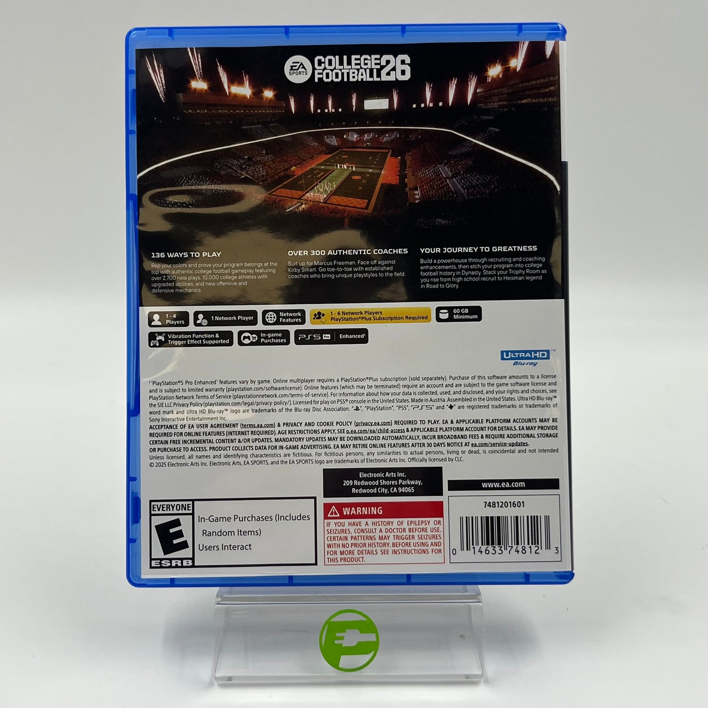 EA Sports College Football 26 (Sony PlayStation 5 PS5, 2025)