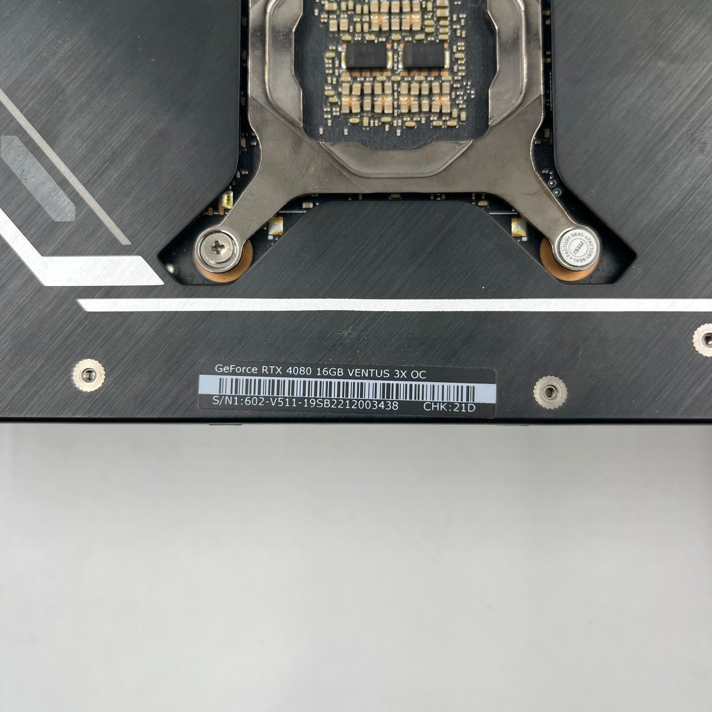 MSI GeForce RTX 4080 Ventus 3X OC 16GB GDDR6X Graphics Card