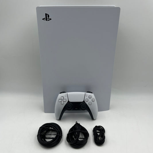 Sony PlayStation 5 Digital PS5 825GB White Console Gaming System CFI-1115B