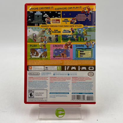 Super Mario Maker (Nintendo Wii U, 2015)