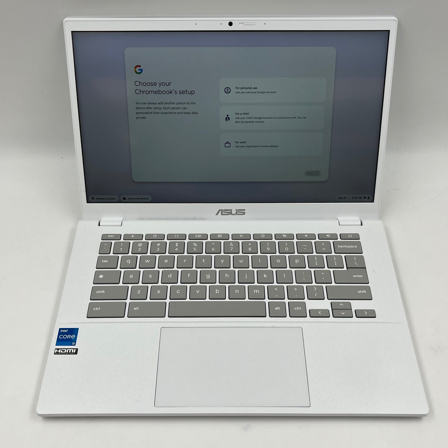 Asus Chromebook Plus CX3402CV 14" i5-1335U 4.6GHz 8GB RAM 128GB SSD