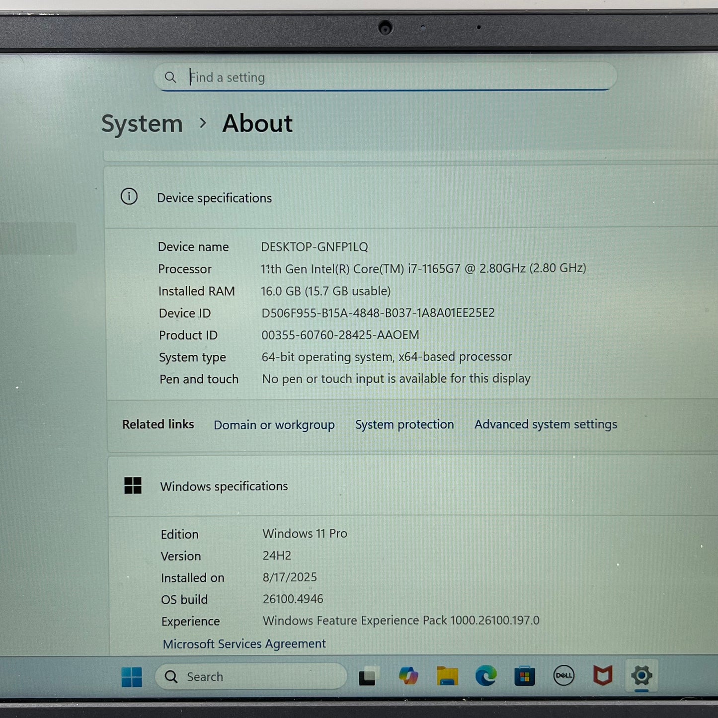 Dell Vostro 13 3420 14" i7-1165G7 2.8GHz 16GB RAM 512GB SSD