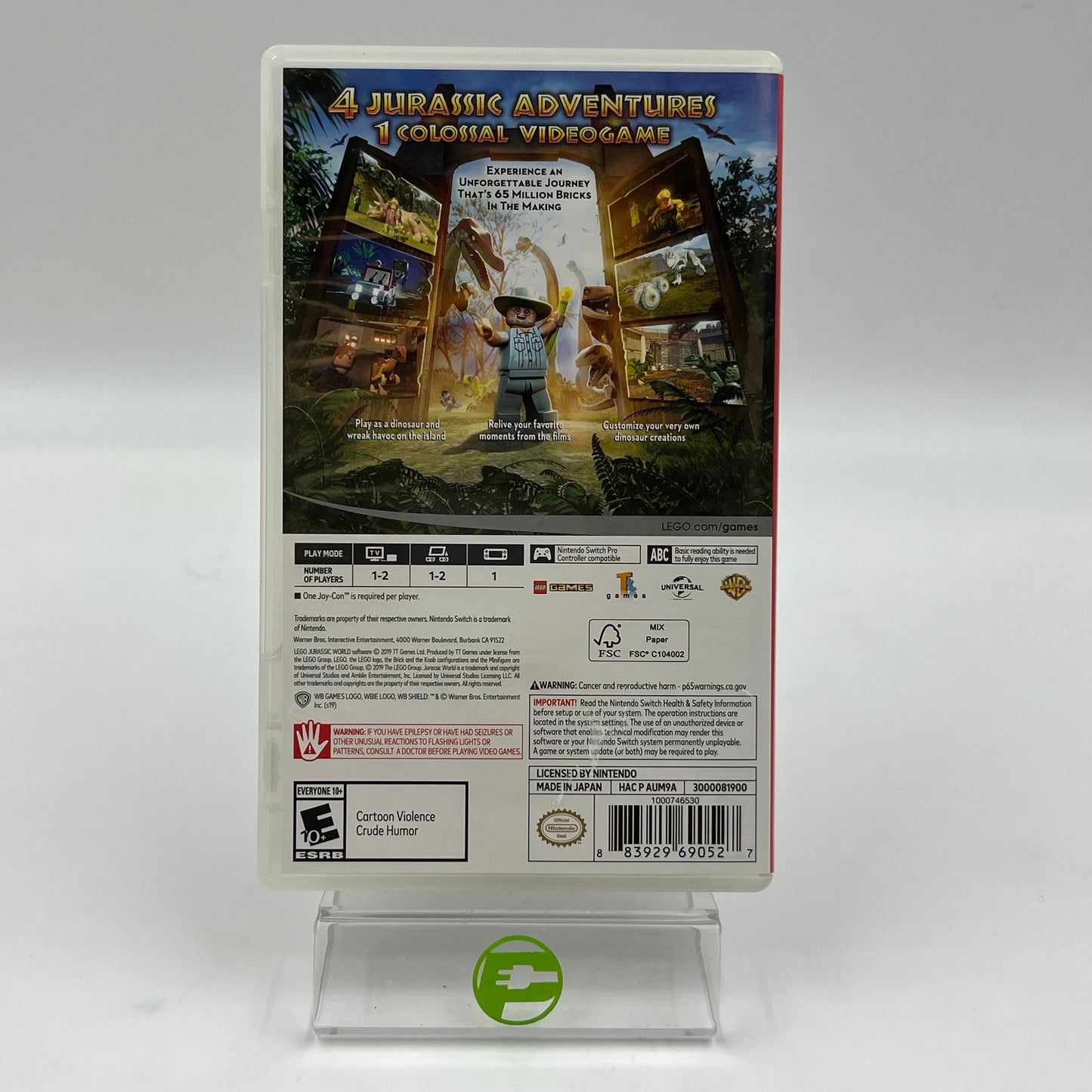 LEGO Jurassic World (Nintendo Switch, 2019)