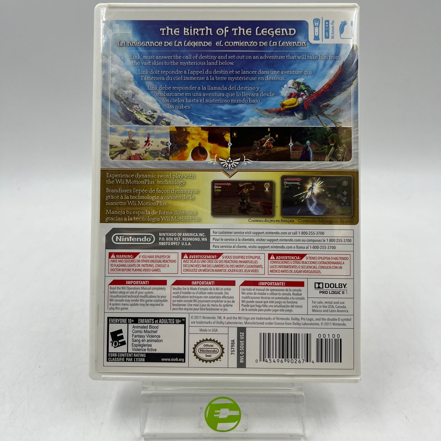 Zelda Skyward Sword [Soundtrack Bundle] (Nintendo Wii, NaN)