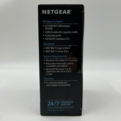 New Netgear Nighthawk Wifi USB Adapter Dual Band AC1900