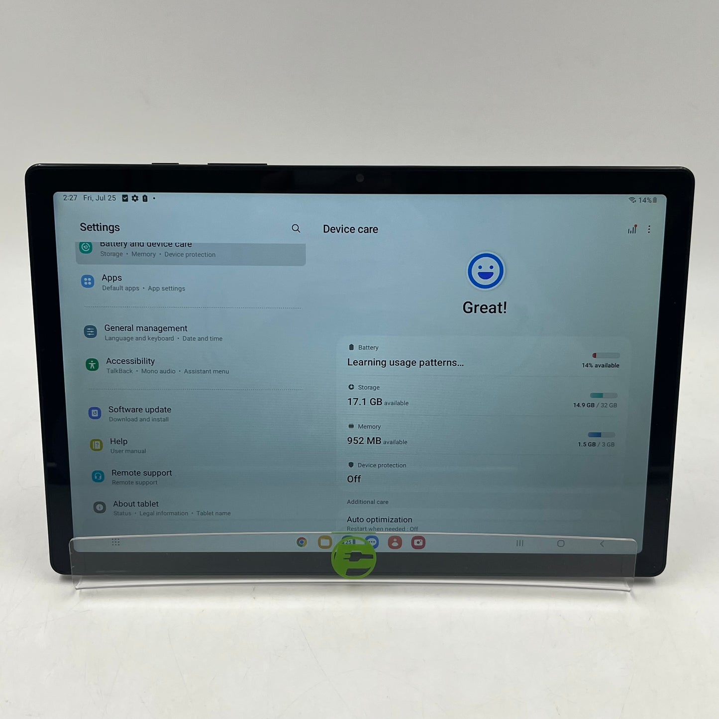 WiFi Only Samsung Galaxy Tab A8 10.5" 32GB Black SM-X200