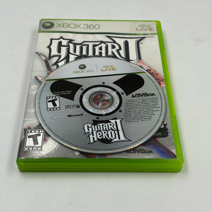 Microsoft Xbox 360 Guitar Hero II Controller White 95065 with Game