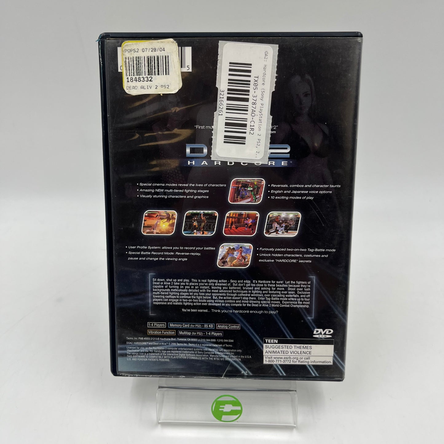 DOA2: Hardcore (Sony PlayStation 2 PS2, 2000)