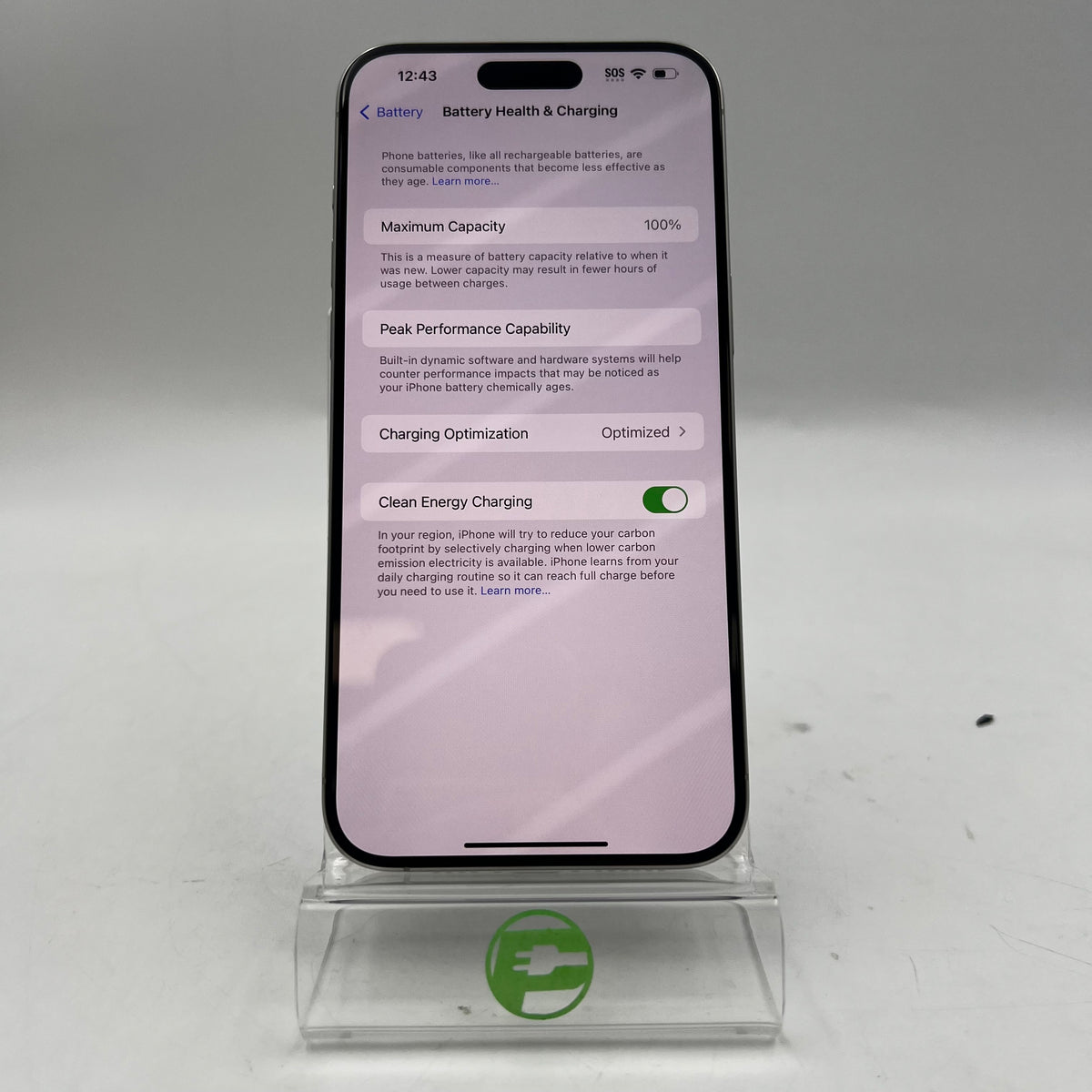 Factory Unlocked Apple iPhone 15 Pro Max 256GB White Titanium MU673LL/A