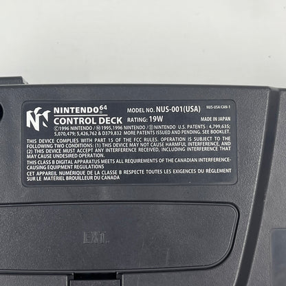 Nintendo 64 N64 Video Game Console NUS-001 Gray