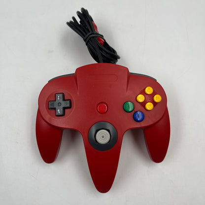 Used Lot of 4 Nintendo 64 N64 Third Party Wired Controllers