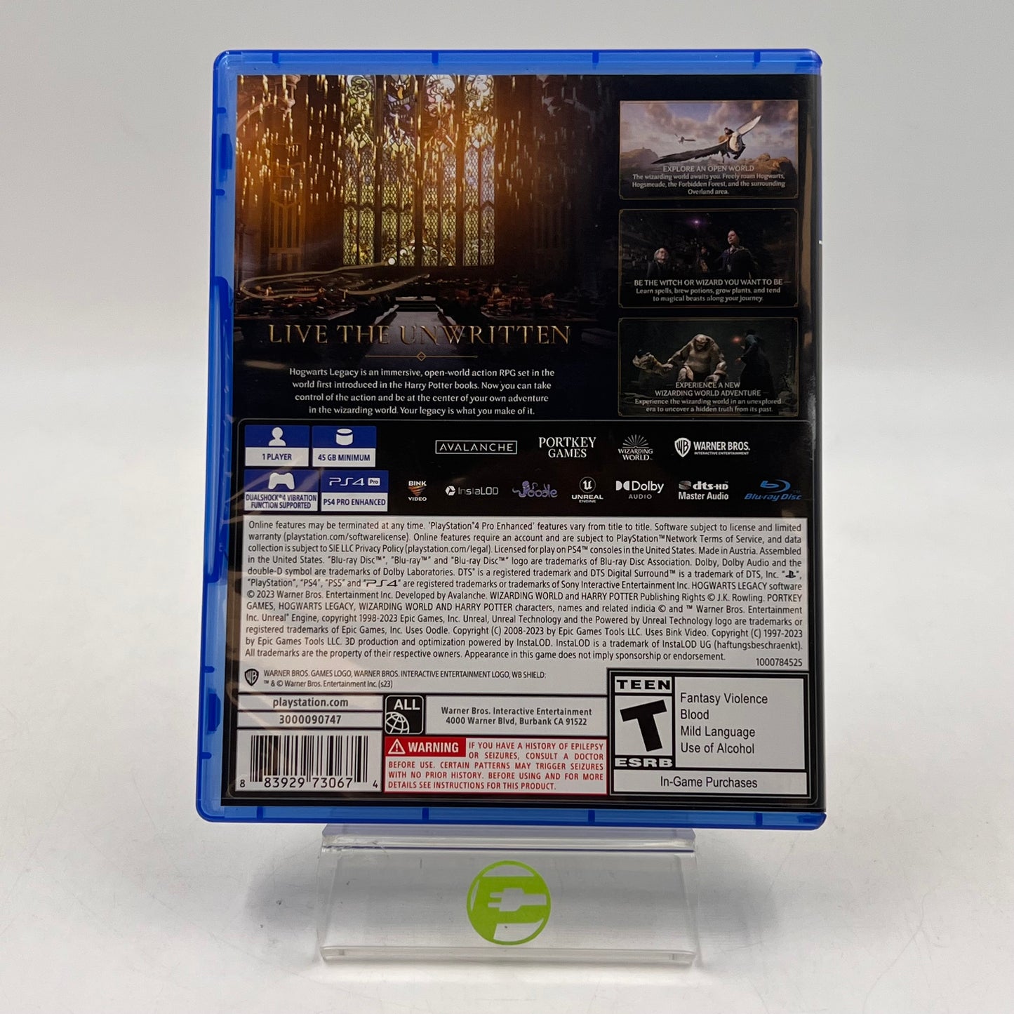 Hogwarts Legacy (Sony PlayStation 4 PS4, 2023)