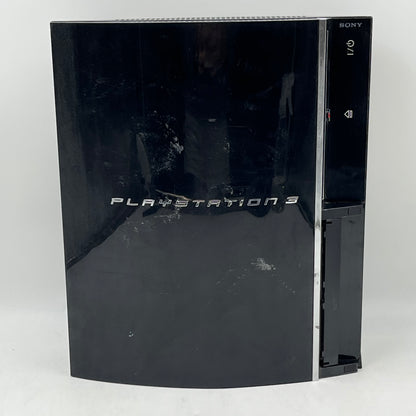 Sony PlayStation 3 Fat PS3 60GB Black Console Gaming System CBEH1000