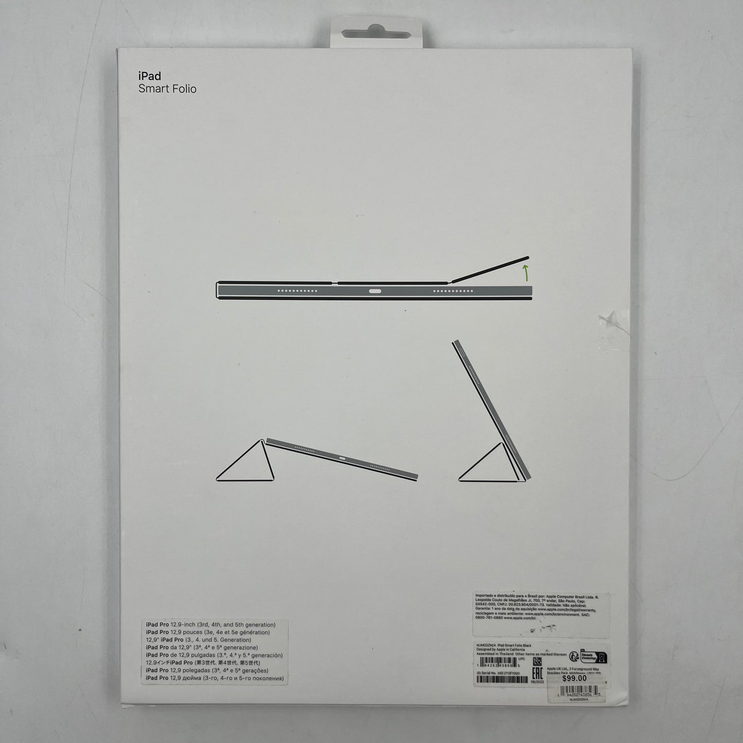 Apple Smart Folio for iPad Pro 12.9" Smart Folio Black MJMG3ZM/A