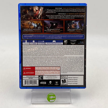 Necromunda: Hired Gun (Sony PlayStation 4 PS4, 2021)