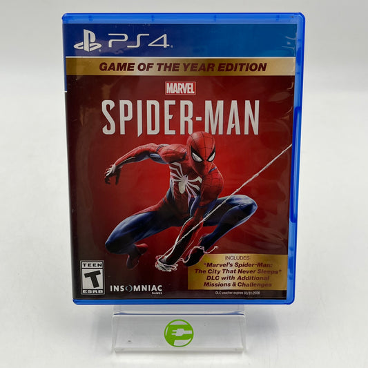 Marvel Spiderman [Game of the Year] (Sony PlayStation 4 PS4, 2019)
