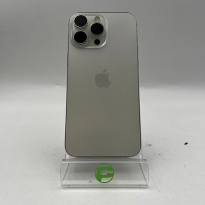 Factory Unlocked Apple iPhone 15 Pro Max 256GB White Titanium MU673LL/A