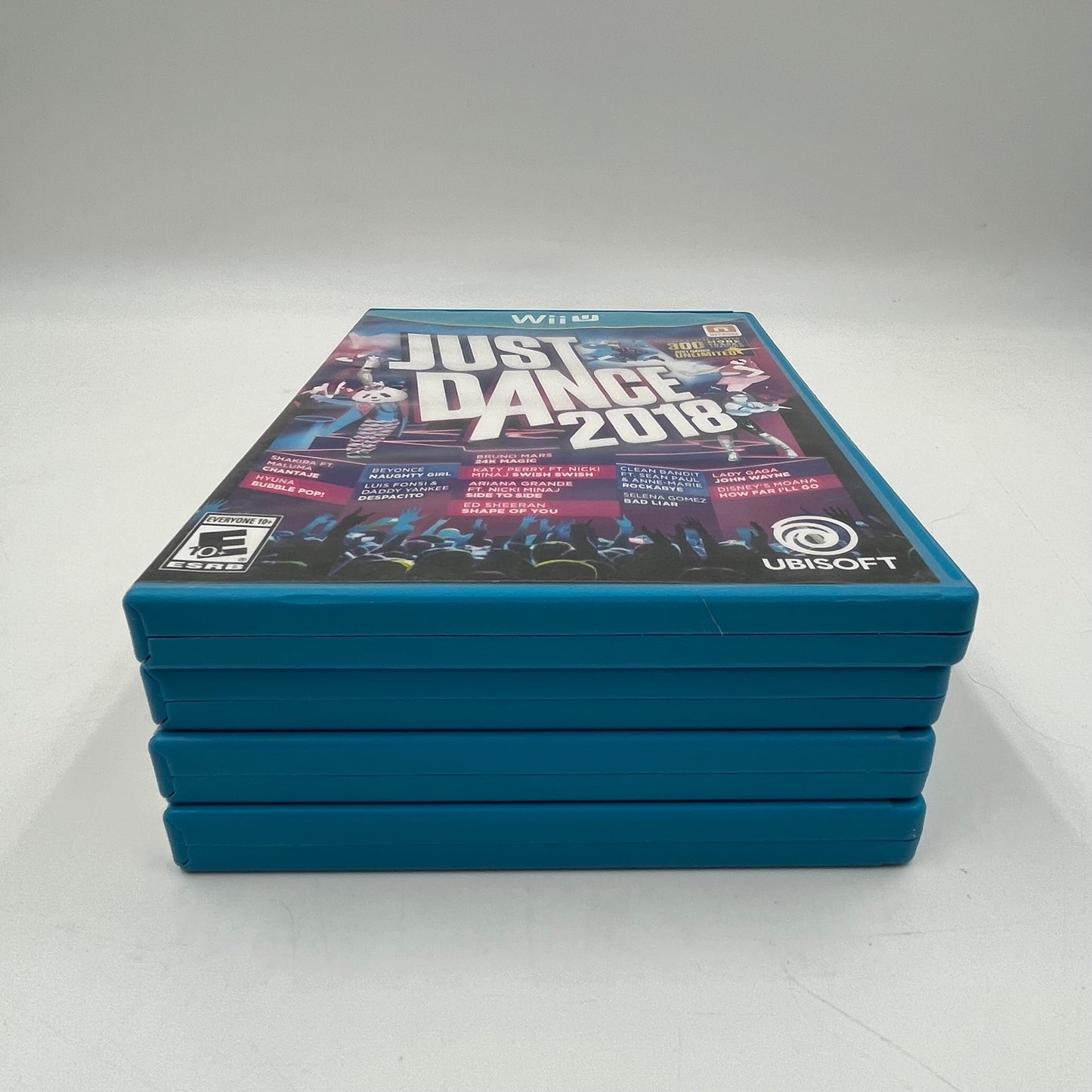 Lot of 4 Nintendo Wii U Games Just Dance 2015, 2016, 2017, 2018
