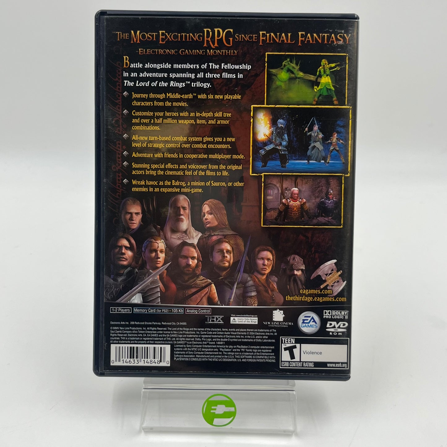 Lord of the Rings: The Third Age (Sony PlayStation 2 PS2, 2004)