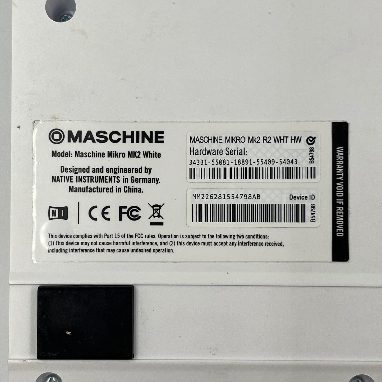 Native Instruments Maschine Mikro MK2 Groove Production Studio White