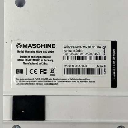 Native Instruments Maschine Mikro MK2 Groove Production Studio White