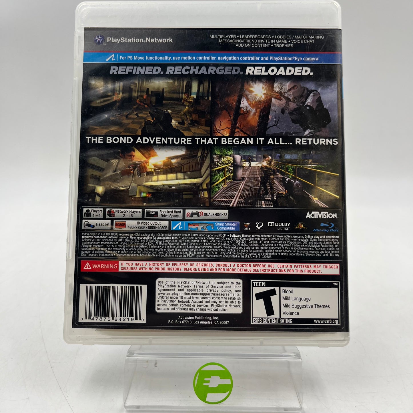GoldenEye 007: Reloaded (Sony PlayStation 3 PS3, 2011)