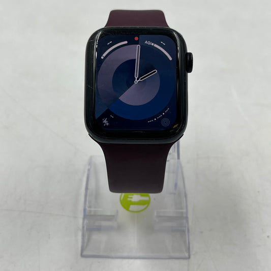 GPS Only Apple Watch SE 2nd Gen 44MM Midnight Aluminum Purple Loop MRTX3LL/A