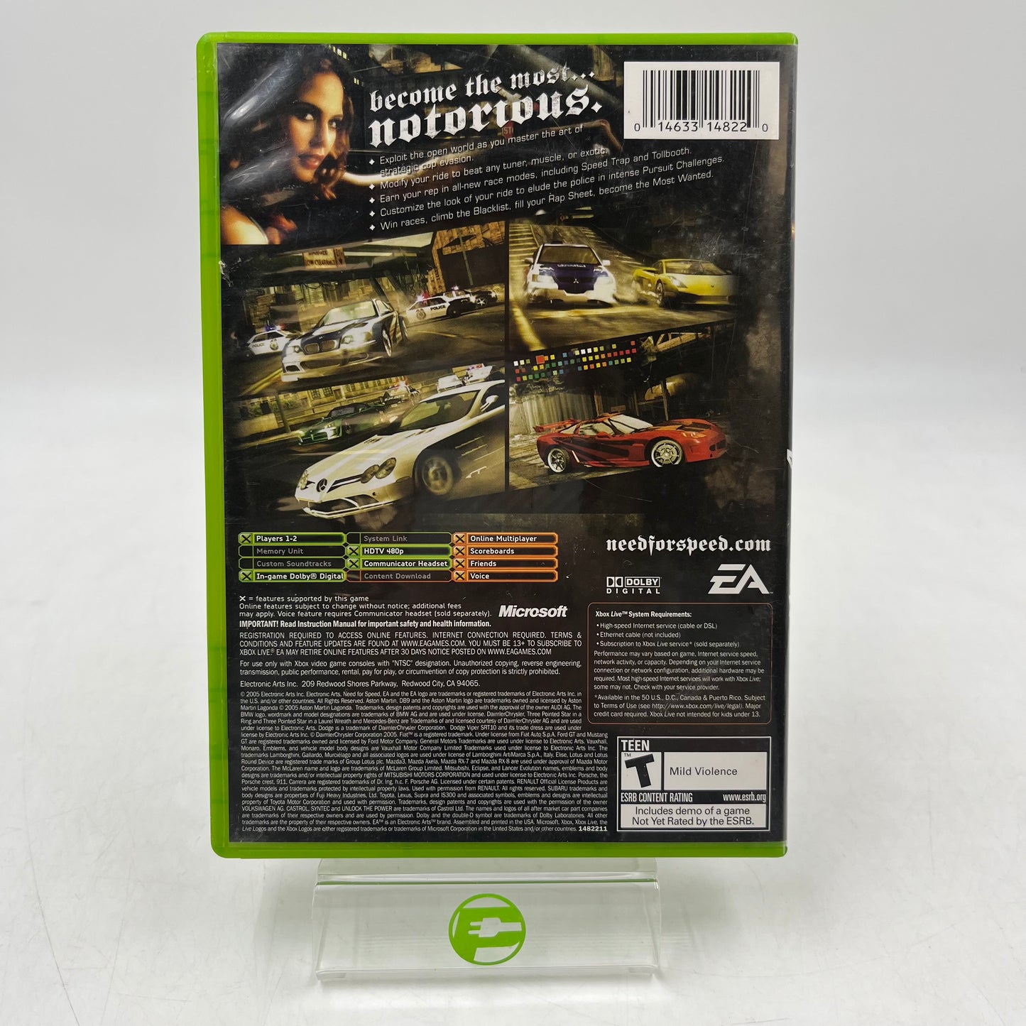 Need for Speed Most Wanted (Microsoft Xbox, 2005)