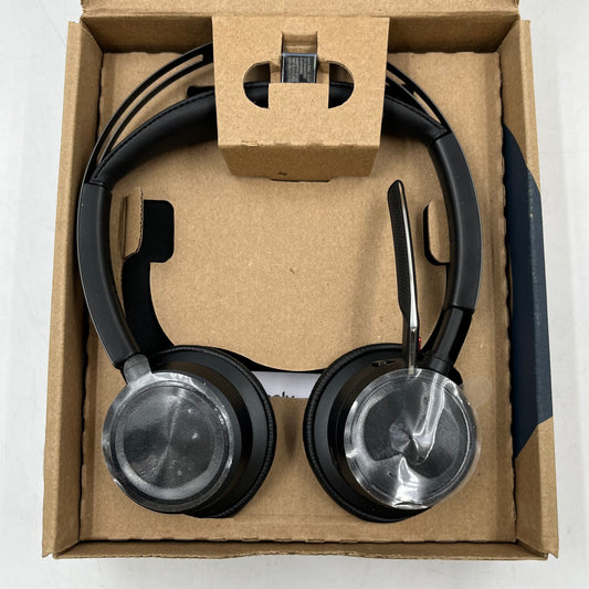 Poly Voyager Focus 2 Wireless Over-Ear Bluetooth Headphones Black VFOCUS2